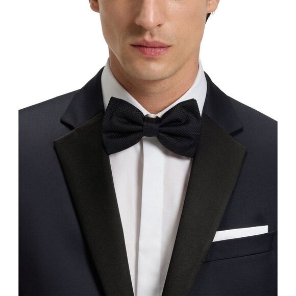 Boss Mens H-Huge Slim Fit Super 110's Wool Tuxedo Jacket 40 Short Navy NWT $695